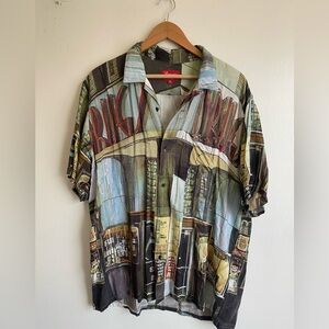 Supreme Multicolor Drugs Rayon Graphic Men's Shirt